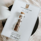 Wish bottle happy birthday card tiger eye tree, foto 3