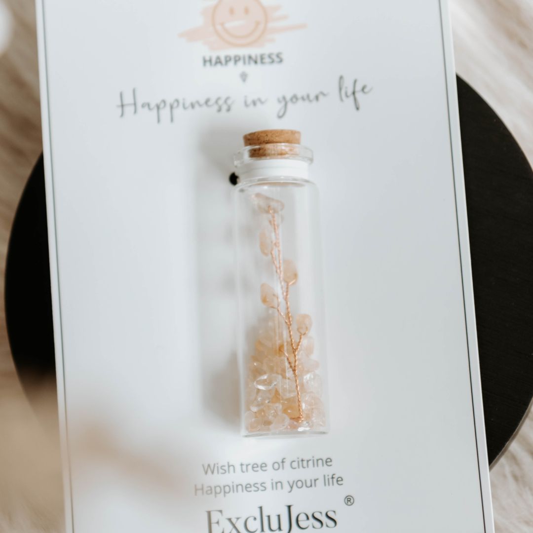 Wish bottle happiness card citrine, foto 4