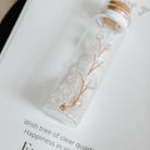 Wish bottle spiritual growth card clear quartz, foto 5