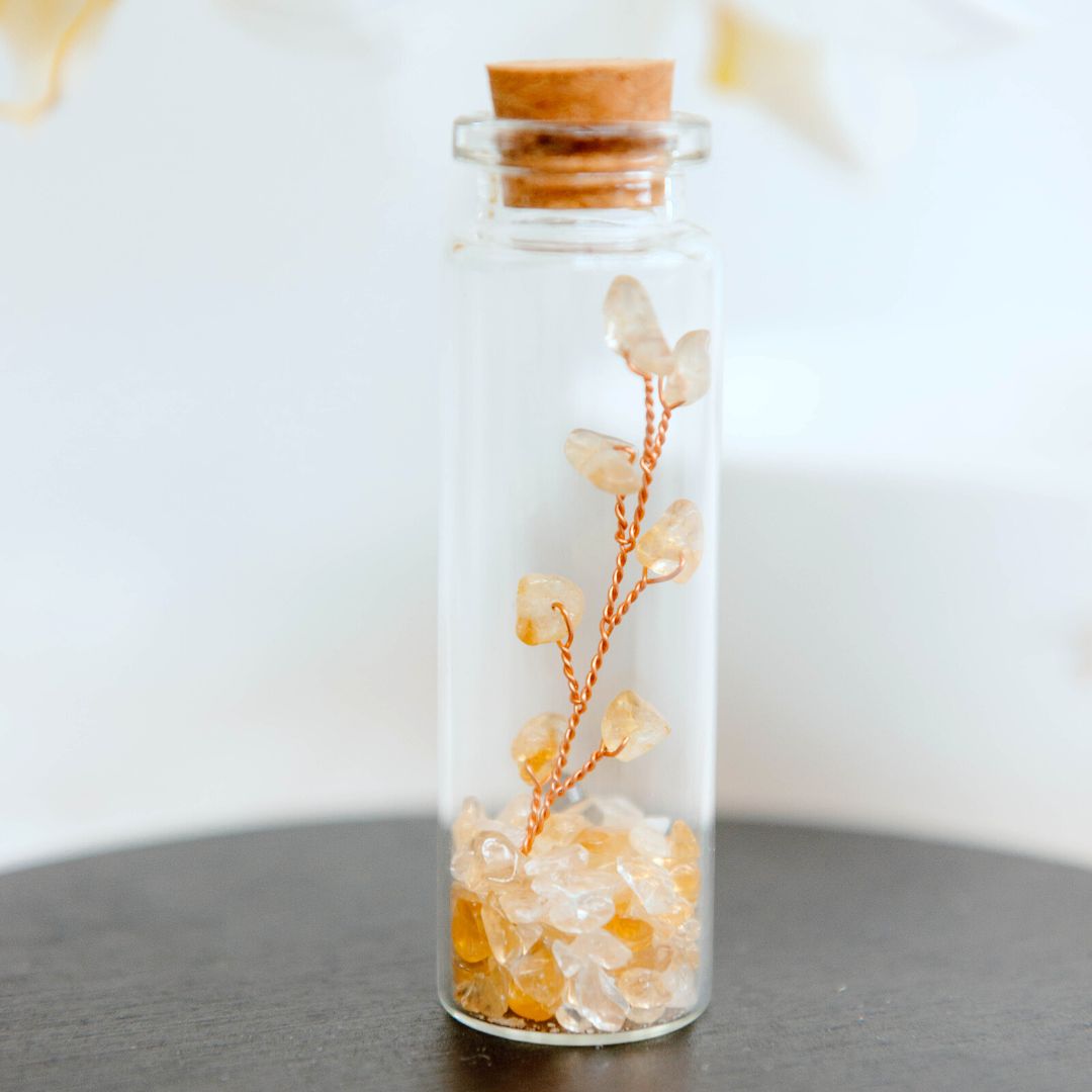 Wish bottle happiness card citrine, foto 5