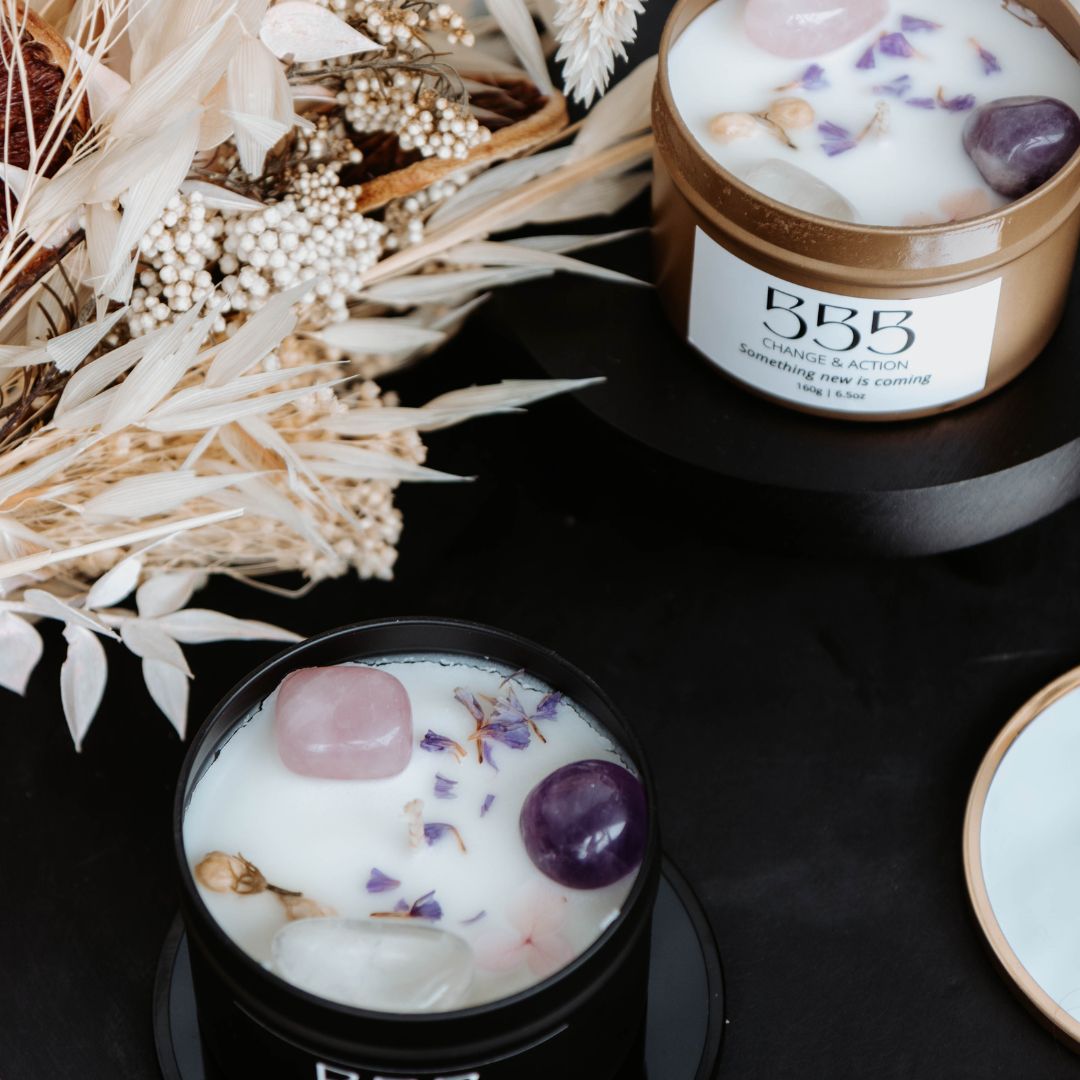 Black manifest candle 555, foto 4