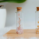Wish bottle love card rosequarts