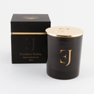 Beijing luxe geurkaars Obsidiaan kristal - Perzik & Oolong thee, foto 5
