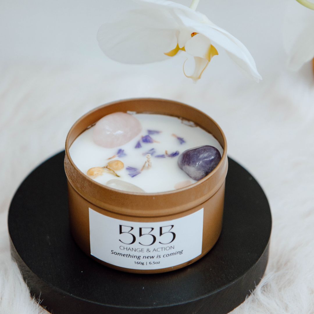 Gold manifest candle 555, foto 2