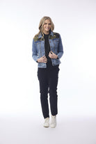 Keqioa Jacket Denim Print