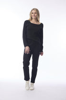 Ponte Pant Straight Leg Black