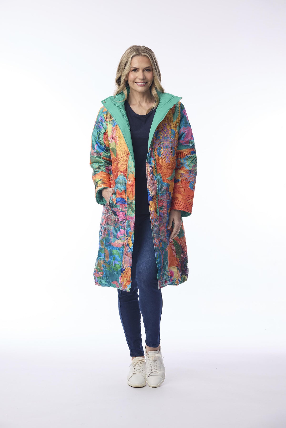 Puffer Coat Oriental Bird